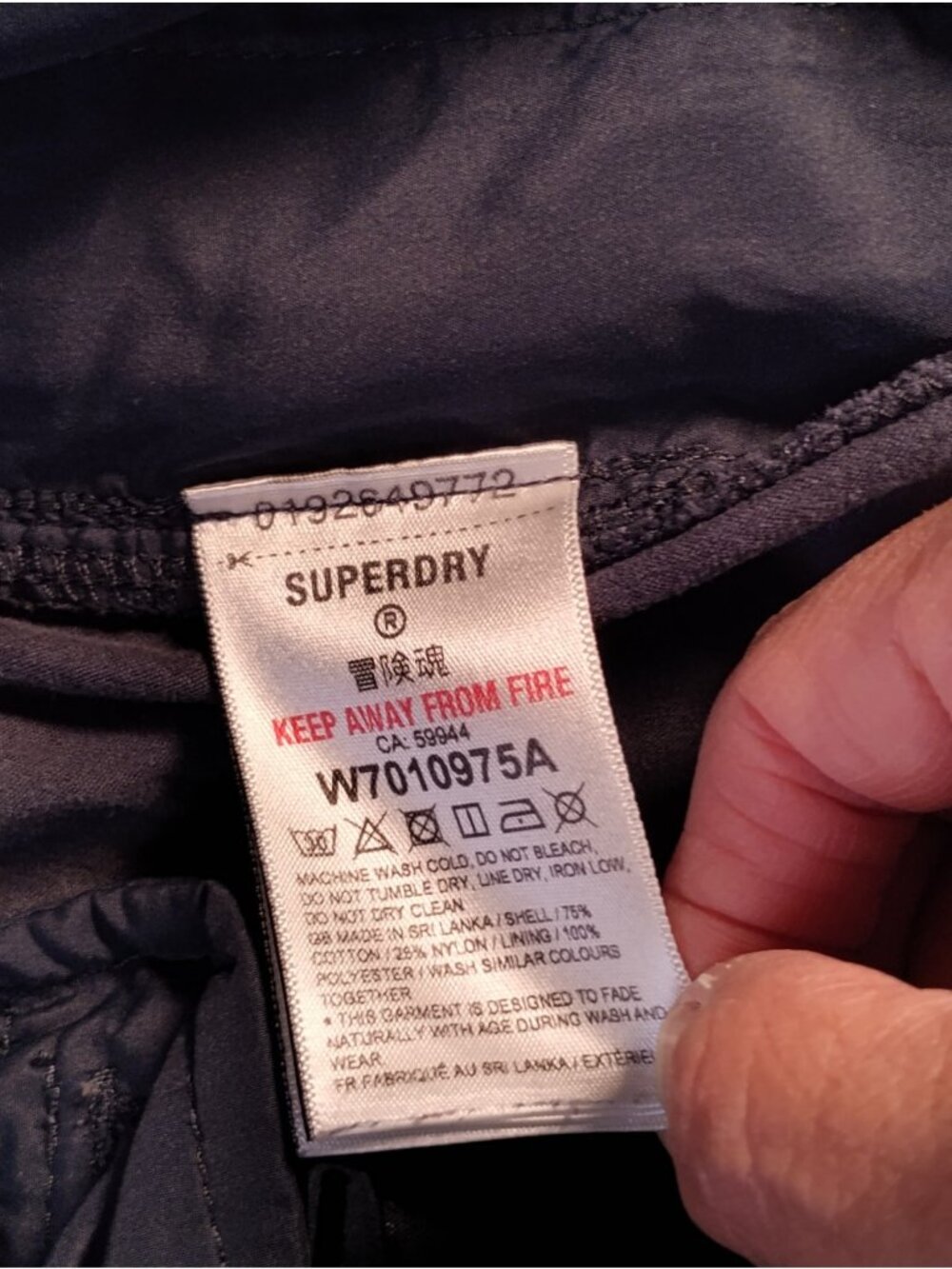 Superdry Mens Utility Cargo Pants Spec# 03-54-76 Casual Workwear 32x32 - Picture 13 of 15